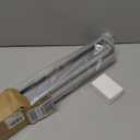 Joydeco Cordless Zebra Blinds for Windows, Dual Layer Light Control Window Blinds with Light-Proof Aluminum Cover, Free-Stop Roller Shades for Home & Office (Grey,35" W x 75" H)