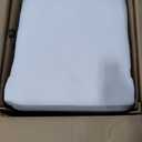 COLAMY Swivel Rocking Recliner Chair, Nursery Rocker Glider Recliner with Extra Large Footrest, Deep Seat, High Back, Upholstered Fabric Reclining Single Sofa for Living Room-White