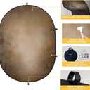 Kate 5'x6.5' Collapsible Backdrop Brown Purple Self Tape Background 277