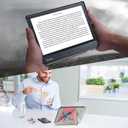 Fit for Kobo Libra H2O Case e-Reader, Lightweight Premium PU Leather Protective Cover with Auto Sleep/Wake, Black. (Cartoon Girl, One Size)