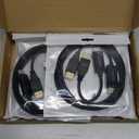 DisplayPort to HDMI Cable 4K 10-Pack, 3 FT 4K DP to HDMI HDTV Cables Uni-Directional Display Port to HDMI Cord Compatible for TV, Dell, Monitor, Projector, Desktop, AMD, Lenovo, HP, ThinkPad and More (Black)