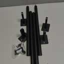 2 Packs 24 Inch Bathroom Towel Bar, Matte Black Towel Racks for Bathroom, JIAPAIDUO Bathroom Towel Rack Wall Mounted, Bath Hand Towel Holder Organizer, Modern Home Decor Towel Rod