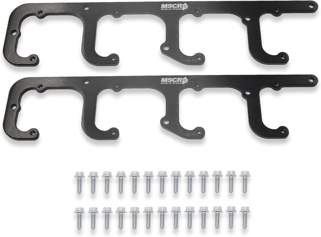 Coil Brackets Valve Cover LSX Swap Truck For D581 D514A D510C 12558693 LS1 LS3 LS2 LQ4 LQ9 5.3L LS Square (D581 D514A D510C 12558693)