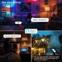 MELPO Smart RGB Light Bulbs Work with Alexa, 12W(130W Equivalent), 2700K-6000KA19 E26 Bluetooth Color Changing Light Bulb, 16 Million Colors-DIY Flash/Fade - Timing-DIY Scenes- Music Sync (8 Pack)