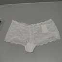 B.tempt'd Women's Inspired Eyelet Boyshort (Small, White)