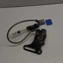 PRO BAT 12mm Hydraulic Rear Disc Brake Caliper System + Pad Assembly for SDG SSR 107cc 110cc 125cc 140cc PIT PRO Dirt Bike (Black)