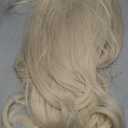 PARK YUN Long Platinum Blonde Wigs for Women Synthetic Glueless Realistic Straight Blond Wig with Bangs, Heat Resistant Natural Wig for Girls Daily Party Cosplay 22 inch