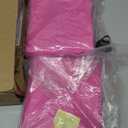 Windyun 6 Sets Kids Air Mattress Bulk with Fitted Sheet, Toddler Inflatable Bed 63 x 27 x 8 Inches Blow up Airbed Camping Sleeping Pad for Aged 3-10 Years Old Birthdays Slumber Sleepover Party (White)