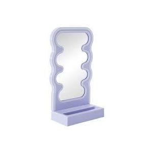 Wavy Led Light & Mirror Phone Holder