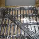 10 Panels No Dig Decorative Outdoor Garden Fence for Yard, 24 in(H) X 20 ft(L) Animal Barrier Fencing Rustproof Metal Wire Panel Border for Dog, Rabbits, and Patio Temporary Ground Stakes