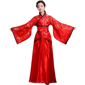 Lazutom Women's Ancient Chinese Traditional Costumes Hanfu Dress Photography Cosplay Costume (Red) S