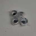 4PCS 2.44inch Trailer Bearing Dust Cap Trailer Axle Dust Cap Axle Wheel Hub Bearing Grease Cover Dust Cap with Extra 4 Rubber Plugs Compatible with Most 5200 lbs to 6000 lbs 6k 7k Axles