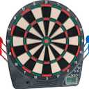 Franklin Sports Electronic Dart Board Sets - Soft Tip Electric Dartboard with Digital Scoreboard - (6) Darts Included