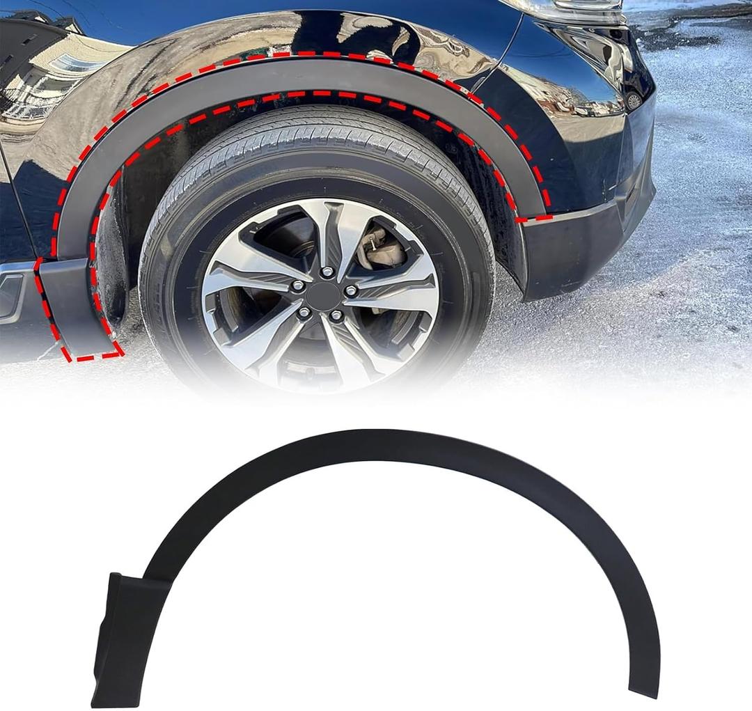 New Front Right Side Wheel Fender Molding Trim Fender Flare Trim Compatible with Honda CR-V 2017 2018 2019 2020 2021 2022# 74115-TLA-A02 74115TLAA02 HO1291108