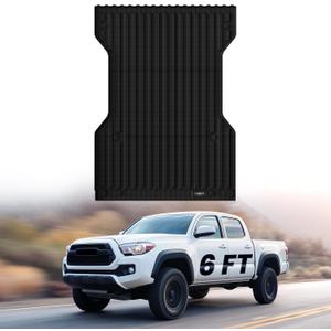 LASFIT Bed Mat for Toyota 2005-2023 Tacoma (6FT,73.5''Bed) Truck Bed 6 ft, All Weather TPE Car Bed Liner for Toyota Tacoma 2023 2022 2021-2005 Accessories Truck Mat Bed Liner (Not Fit Drop-in Liners)