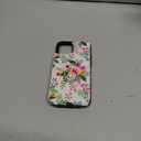 HAOPINSH for iPhone 12/ iPhone 12 Pro Wallet Case with Card Holder, 360°Rotation Ring Kickstand, Colorful Florals Pattern, RFID Blocking Leather for Girls Women, Double Buttons Protective Cover 6.1"