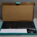 Logitech MK200 Media Combo Wired Keyboard and Mouse, Full-Size Keyboard with Easy-Access Media Controls, High-Definition Optical Mouse, Plug and Play USB Connection Black