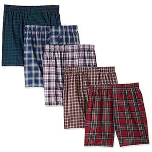 Hanes Men Hanes Ultimate Men's Big Tartan Boxers, 4-Pack Assorted Colors M
