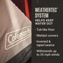 Coleman Skylodge Instant Tent with Rainfly, Family Tent Sets Up in a Minute, Includes Pre-Attached Poles & Carry Bag, Made of PFAS-Free Materials 8-person