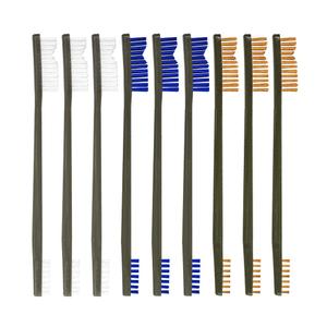 Otis Technology All Purpose Gun Cleaning Brush 6 Pack (2 Nylon/2 Bronze/2 Blue Nylon) (One Size)