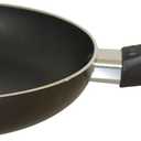 IMUSA 8in Bistro Aluminum Nonstick Fry Pan with Cool Touch Handle, Small Skillet for Eggs, Omelets, Sauteing, and Everyday Cooking, Black