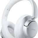 BERIBES Upgraded Hybrid Active Noise Cancelling Wireless Headphones with Transparent Modes,70H Playtime Bluetooth Headphones Wireless with Mic, Deep Bass,3.5MM Cable,Soft-Earpads,Fast Charging-Silver