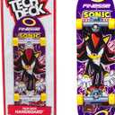 TECH DECK, Finesse X Sonic The Hedgehog Handboard; Authentic Mini Skateboards, Kids Toys for Boys & Girls, Ages 6 and up (Hands Use Only)
