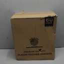 HOUSE DAY Black Plastic Hangers 60 Pack, Clothes Hangers with Non Slip Hooks, Durable & Space Saving Coat Hanger, Light-Weight Clothing Hanger, Perfect Closet Organizer for Everyday Use