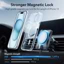 ESR for iPhone 15 Case, Compatible with MagSafe, Military-Grade Protection, Yellowing Resistant, Scratch-Resistant Back, Magnetic Phone Case for iPhone 15, Classic Series, Clear Blue
