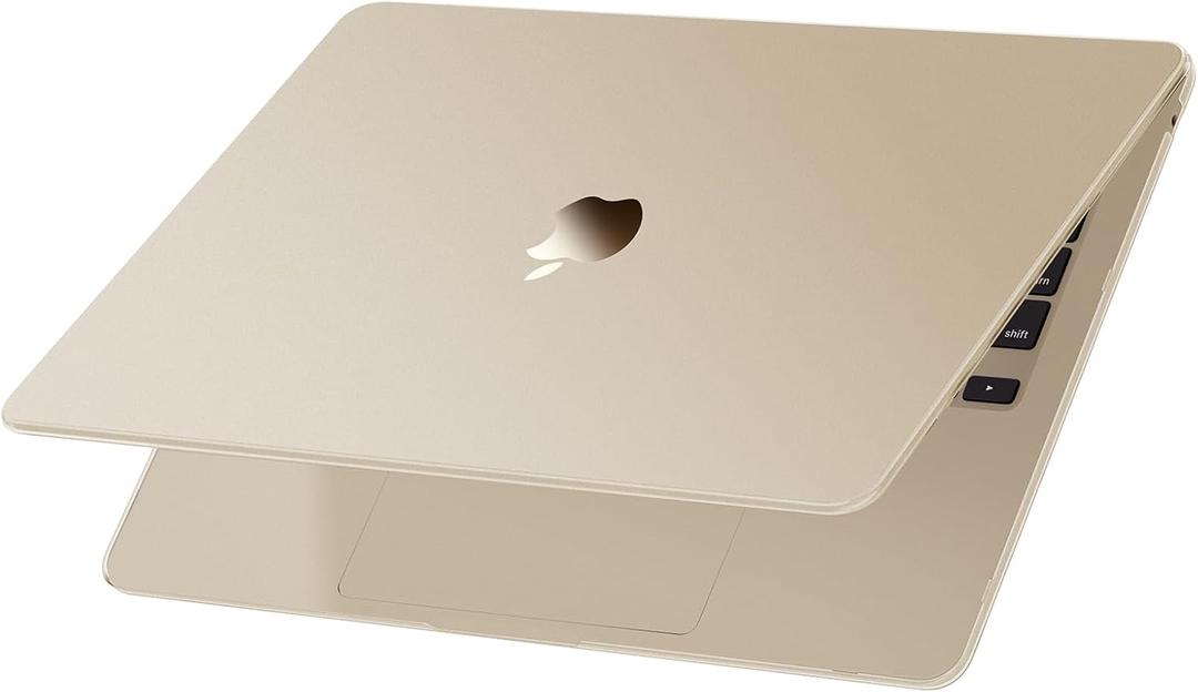 Compatible with MacBook Air 13.6 inch Case M4 M3 M2 2025-2022 [Like True Colors] Protective Hard Shell Matte Cover for MacBook Air 13 inch Case Model A3240 A3113 A2681-Starlight Clear