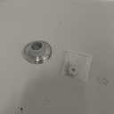 Stainless Steel & Rubber Wall-Mounted Door Stopper by NYCO Architectural Hardware- Heavy Duty Round Door Bumper for Wall & Door Protection- Modern Universal Door Slam Stopper (Satin Chrome US26D)