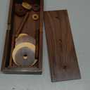 Tower of Hanoi Game Gift Wooden Puzzle Brainteaser Hanoi Tower 9 Rings Logic Games Brain Teaser Learning Intellectual Thinking Toy Premium Rosewood