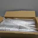 Alaeseje 50 Pack Clear Plastic Cups with Lids and Straws,16 oz Disposable Iced Coffee Cups,PET Crystal Cups,Round Bottom To Go Cup for Iced Coffee Juice Smoothie Cold Beverage