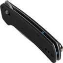 Kershaw Layup Pocket Knife, Black, 3.4 Inch Steel Drop Point Blade, EDC with Manual Opening, Reversible Deep Carry Pocketclip, Everyday Carry Pocket Knife for Men and Women