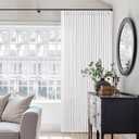TWODRAPES Snow White Pinch Pleated Linen Curtains 92 Inches Long 2 Panels for Living Room Bedroom Memory Training Shaped Semi Sheer Pleat Drapes with Hooks Rings Light Filtering Window Curtain 40x92