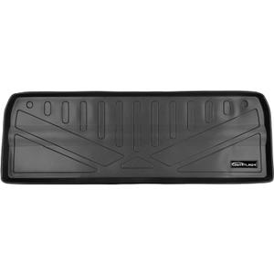 SMARTLINER All Weather Custom Fit Cargo Trunk Liner Floor Mat Behind 3rd Row Black for 2015-2021 Kia Sedona