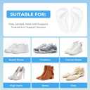 Arch Support Inserts Women, Plantar Fasciitis High Arch Support Shoe Inserts, Gel Arch Pads for Flat Feet, Reusable Adhesive Shoe Insoles for Relieve Pressure and Feet Pain - 3 Pair