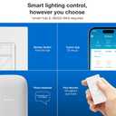 Lutron Caseta Original Smart Dimmer Switch, LED Dimmer Switch, 150W, Single-Pole/3-Way, No Neutral Required, Works with Alexa, Apple Home, Ring, & Google Home, PD-6WCL-WH, White