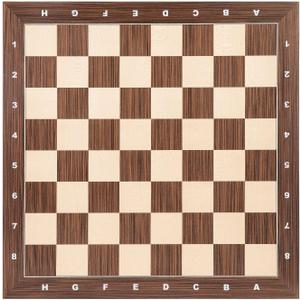 Woodronic 21" Professional Wood Chess Board, Tournament Chess Board with 2.25" Squares, Ideal Gift for Chess Players (21 Inches)