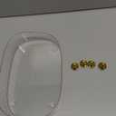 Perfume Organizer, Bathroom Vanity Tray, Makeup Trays for Dresser Top, Countertop Decorative Plastic Decor Tray, Perfume Organizer for Women, organizador de perfumes (Clear)