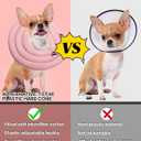 Soft Dog Cones, Recovery Dog Donut Collar After Surgery-Cone of Shame Alternative, Pet Elizabethan E-Collar Anti-Bite Lick Wound Healing Adjustable for Small Large Medium Dogs, 2XL