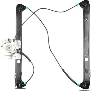 NPAUTO Front Passenger Side Power Window Regulator Without Motor fit for BMW X5 E53 Sport Utility 2000 2001 2002 2003 2004 2005 2006, Right, 740-489
