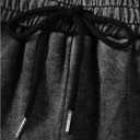 Men's Summer Graphic Sweat Shorts Drawstring Waist Gym Workout Shorts Black Small (Black, S)