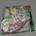 Artoid Mode Xmas Trees Snowflakes Red Round Christmas Placemats Set of 4, 14 Inch Seasonal Winter Place Mats for Gift Party Dining Table