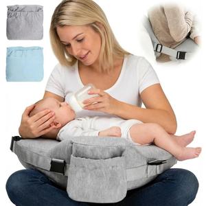Nursing Pillow - with 2 Removable Cotton Cover and Removable Support Backrest, Firm Springy Memory Foam - Adjustable Waist Strap Large Breast Feeding Pillow, Ergonomic Support, Easier Breastfeeding