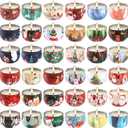 36Pack Christmas Scented Candles Sets,Long Burning,2.5oz Natural Soy Wax with Essential Oils Decorative Aromatherapy Candles for ChristmasThanksgiving Gift, Home Scented