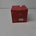 Set of 3 Christmas Lighted Gift Boxes with Plug, Indoor Outdoor Christmas Decorations with 60 LED Warm White Mini String Lights, Present Boxes with Silver Tinsel for Xmas Tree Porch Decor