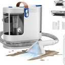 Portable Carpet Cleaner Machine, Carpet Shampooer, 15Kpa Upholstery Cleaner with 3 Tools, 54oz Large Water Tank, 16.4ft Power Cord, Spot and Stain Deep Cleaner for Rug, Couches, Car, Cyan