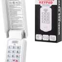 for Overhead Garage Door Opener Keypad, Compatible with Overhead/Genie Garage Door Openers, Work with Model GK-R 37225R 37332R OKP-BX GK-BX GWKP, Not for Openers with DIP Switch