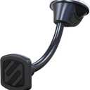 Scosche MAGWDMB MagicMount Flex Neck Suction Cup Car Phone Mount for Dashboard/Windshield, 360 Adjustable Magnetic Head, Universal Cell Phone Holder Compatible with iPhone, Samsung & All Devices (1 Pack)